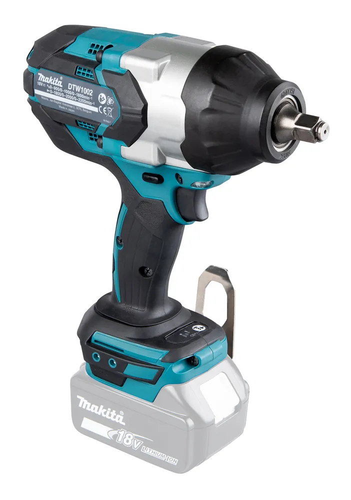 Makita akumulatora trieciena uzgriežņu atslēga DTW1002Z, bez akumulatora un lādētāja