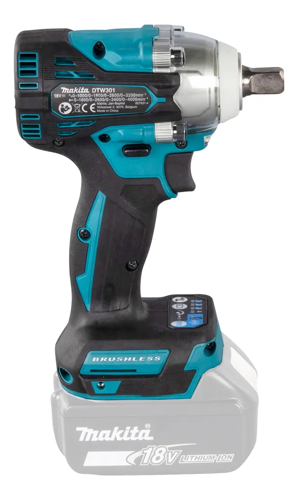 "Makita" akumuliatorinis smūginis veržliasukis DTW301Z, be akumuliatoriaus ir įkroviklio