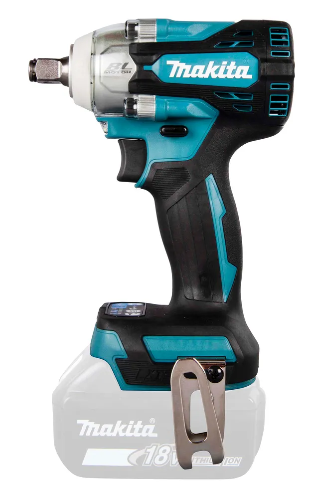 Pildil on näha Makita akulöökmutrikeeraja DTW300Z koos 18V akuga.