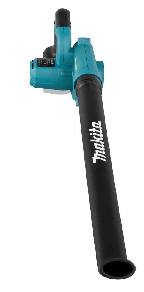 Pildil on Makita akupuhur DUB186ZX1, mis on eraldatud valgel taustal.