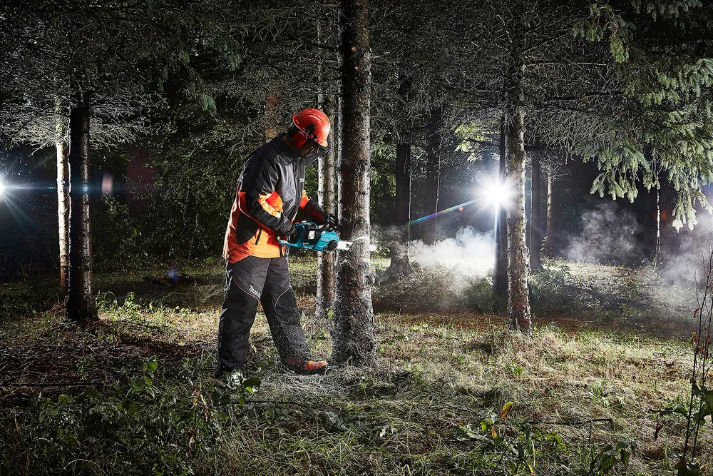 Makita akukettsaag DUC353Z, ilma aku ja laadijata