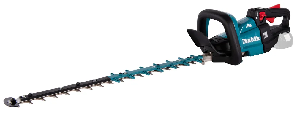 Pildil on Makita akuhekilõikur DUH601Z, millel on roheline tera ja must käepide.