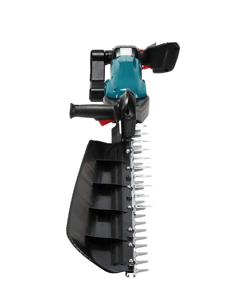 Pildil on Makita akuhekilõikur DUH754SZ, ilma aku ja laadijata, nähtavana on roheline mootor ja mustad lõiketerad.