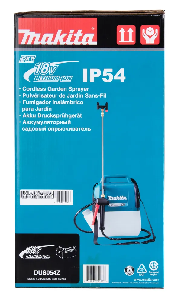 Makita cordless garden sprayer DUS054Z, without battery and charger