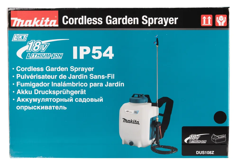 Makita cordless garden sprayer DUS108Z, without battery and charger