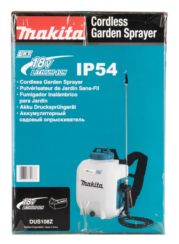 Makita cordless garden sprayer DUS108Z, without battery and charger