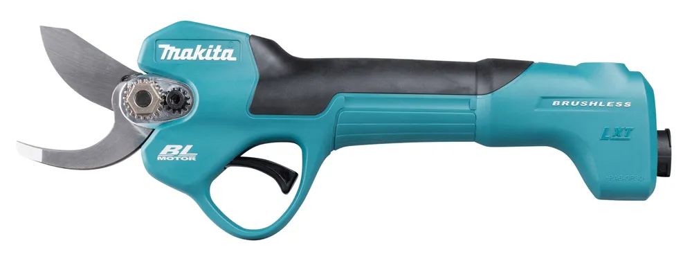 Pildil on Makita akuga oksakäärid DUP180Z, mida kasutatakse oksade lõikamiseks.