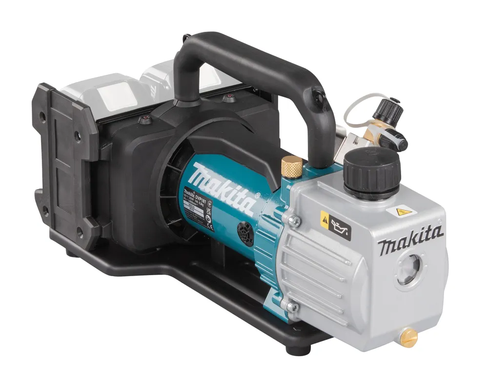 Pildil on Makita akutoitel vaakumpump DVP181ZK.