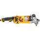 Pildil on DeWalt nurklihvija DWE4557, mille siseehitus on nähtavaks tehtud.