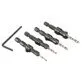 Makita drill countersink set 4-piece with 1/4" hex shank