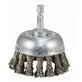 Makita steel brushes 65 mm, 0.5 mm stainless steel braided wire, 1/4" hex shank