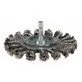 Makita disc steel brush 100 mm 0.5 mm stainless steel braided wire 1/4" hex shank