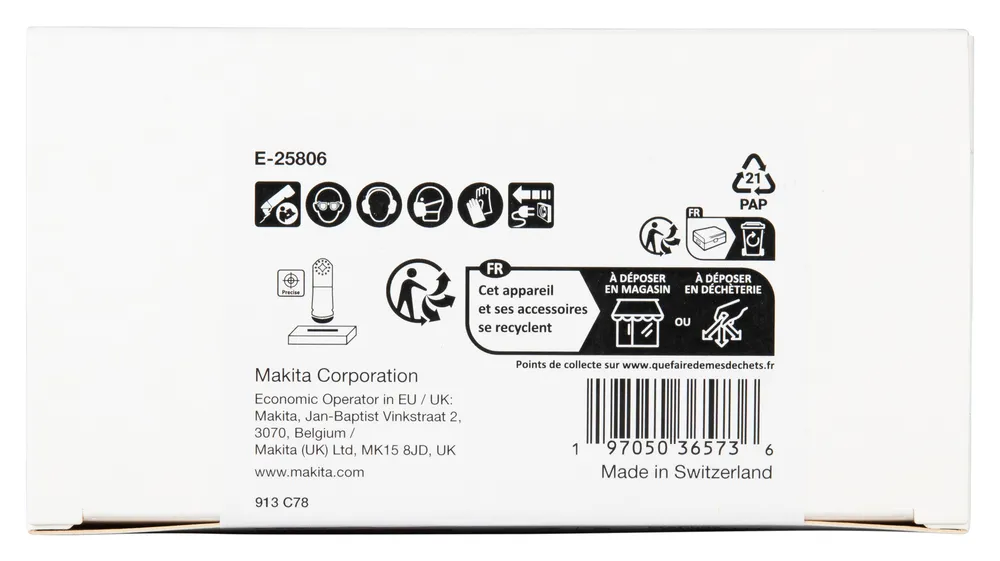 Makita plunge saw blade 32 mm HCS MAP003 25 pcs