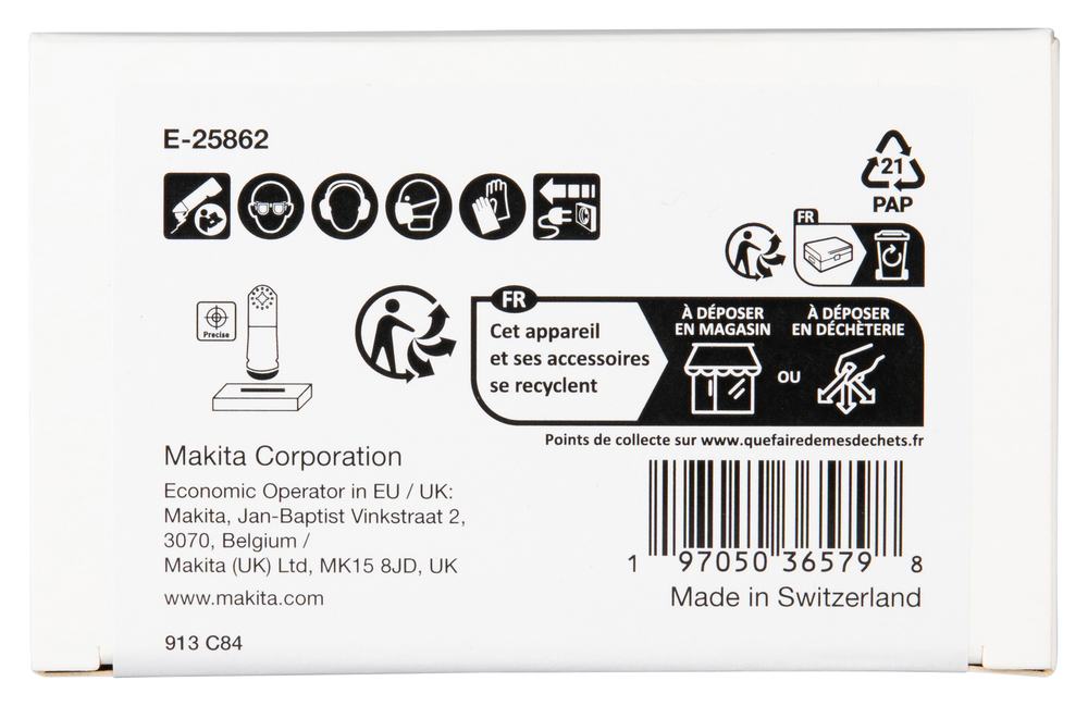Makita plunge saw blade 32 mm BiM Starlock TMA053 25 pcs