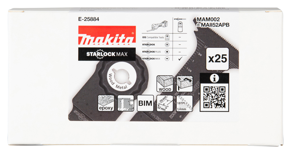Makita plunge saw blade 52 mm BiM MAM002 25 pcs