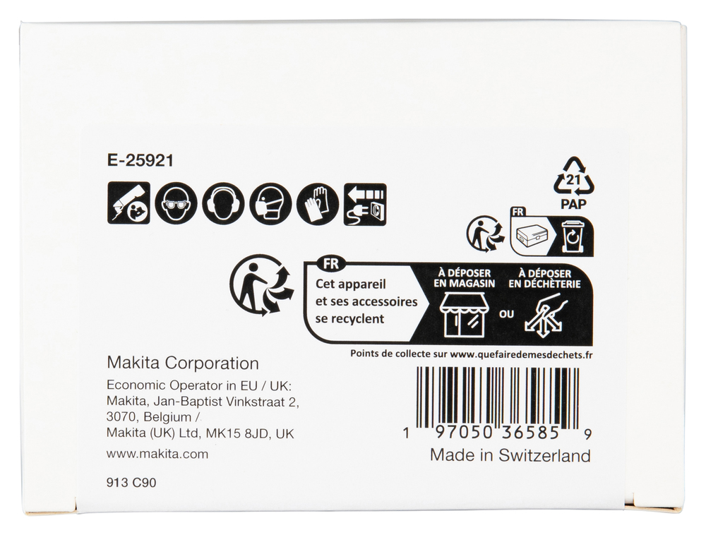 Makita plunge saw blade 32 mm HM TMA061 25 pcs
