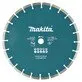 Pildil on Makita teemantlõikeketas mõõtudega 355x25,4mm, millel on näha lõikeservad ja tootja logo.