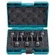 Makita IMPACT BLACK 1/2" impact socket set TX30-TX70, 7-piece