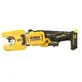 Pildil on näha DeWalt akutoitel vasktorulõikur DCE154N, kollast ja musta värvi tööriist.