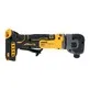 Pildil on näha Dewalt akuotslihvija DCG421N, millel on kollane ja must korpus.