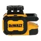 Pildil on näha kollane-must DeWalt pöördlaser, millel on ka must käepide.