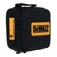 Pildil on näha must DeWalt hoiukott ristlaserile DCLE14361GB.