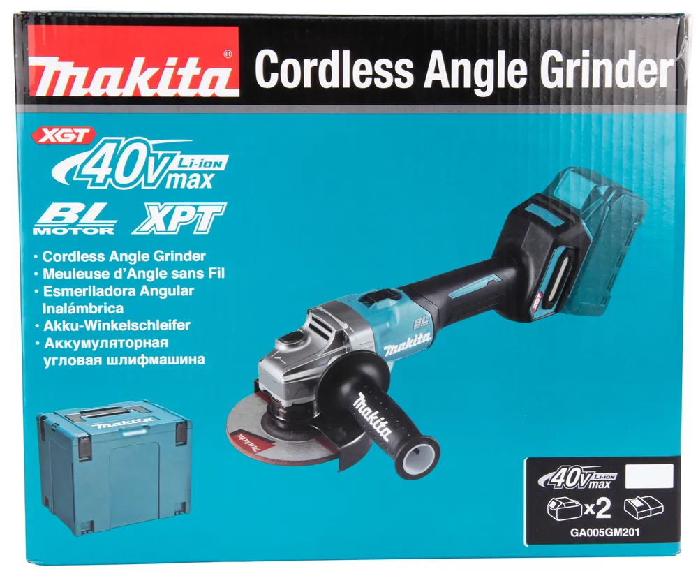 Makita cordless angle grinder GA005GM201