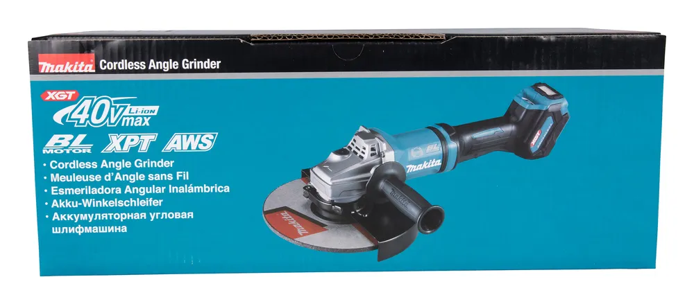Makita cordless angle grinder GA038GZ, without battery and charger