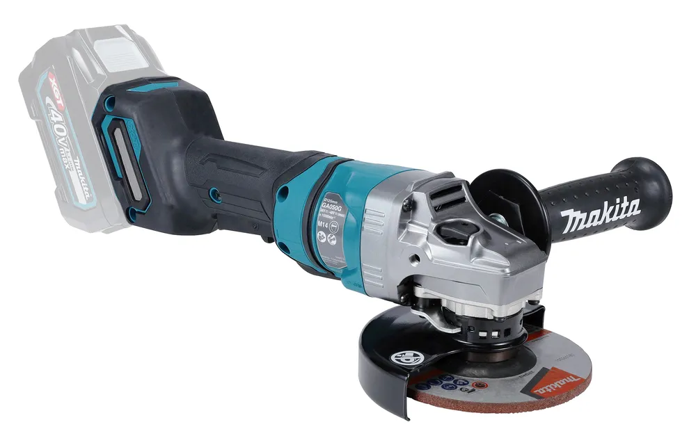 Makita cordless angle grinder GA050GZ, without battery and charger