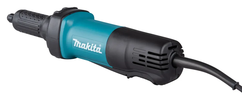 Pildil on Makita otslihvija GD0600, mida näidatakse valgel taustal.