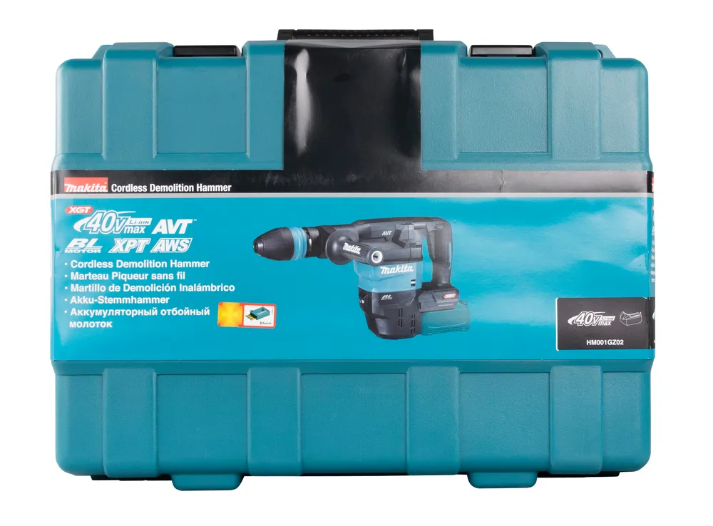 Makita cordless demolition hammer HM001GZ02, without battery and charger