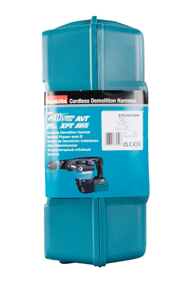 Makita cordless demolition hammer HM001GZ02, without battery and charger