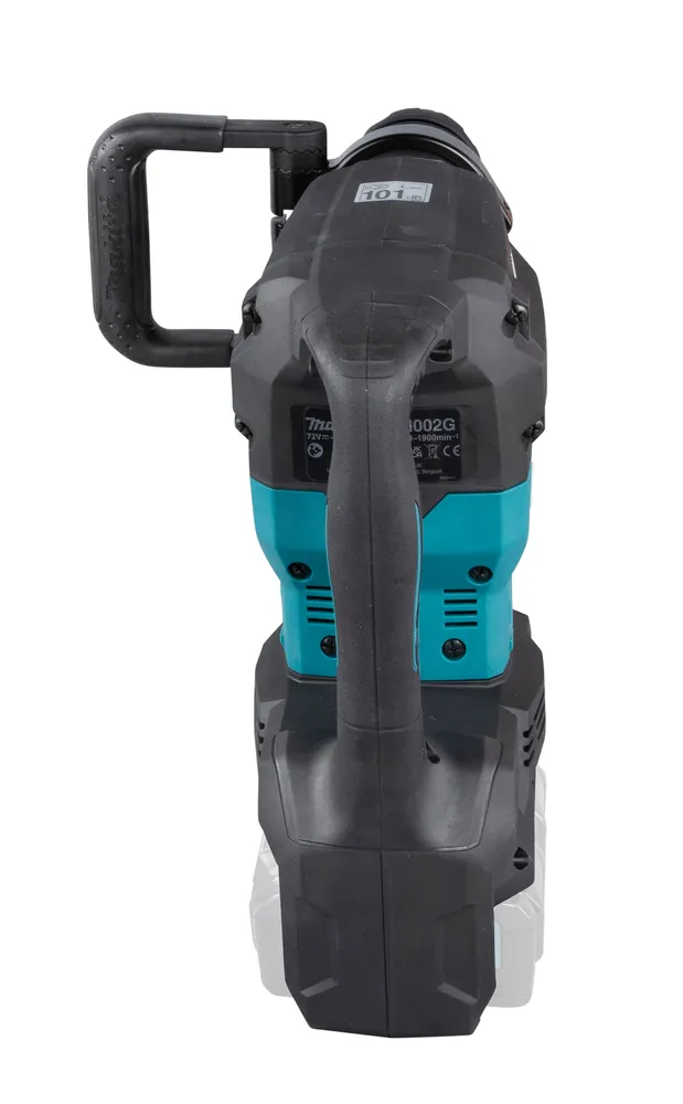 Pildil on näha Makita akupiikvasar HM002GZ03, millel on ergonoomiline käepide ja lisakäepide.