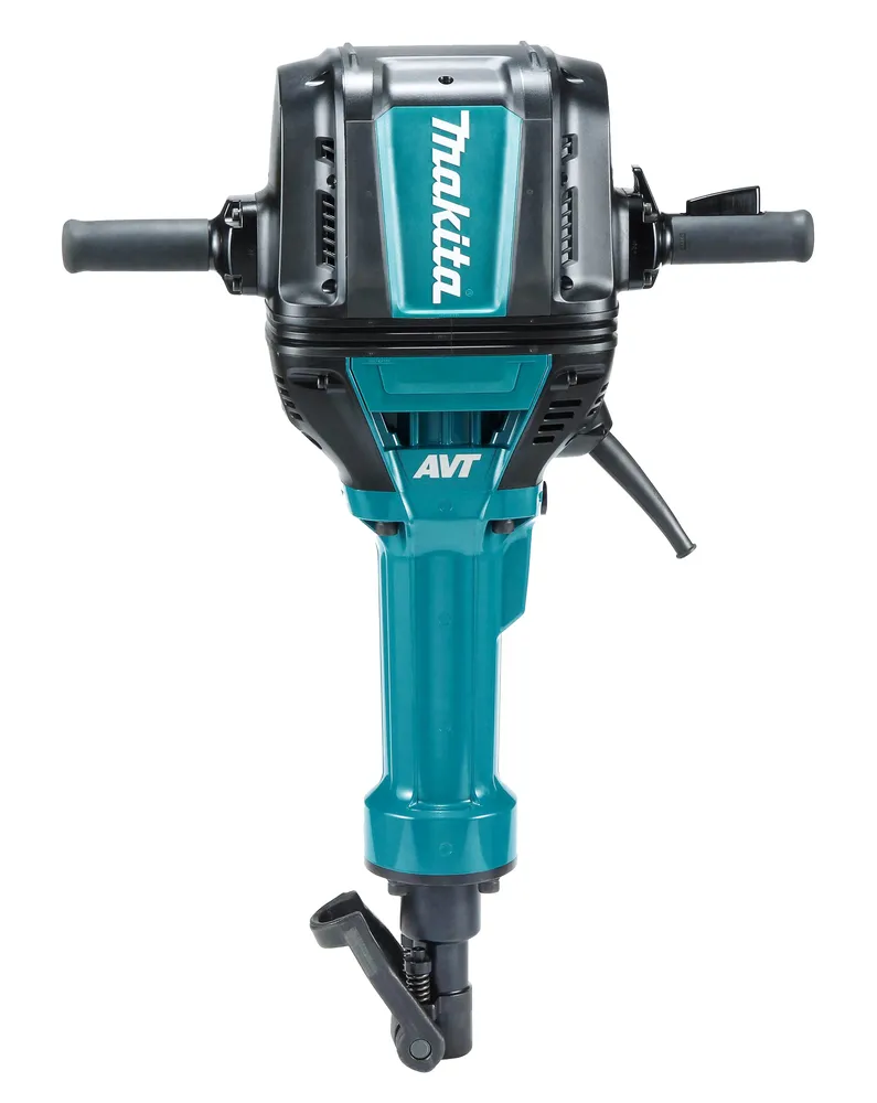 Pildil on Makita piikvasar HM1812, millel on sinised ja mustad detailid ning kaks käepidet.