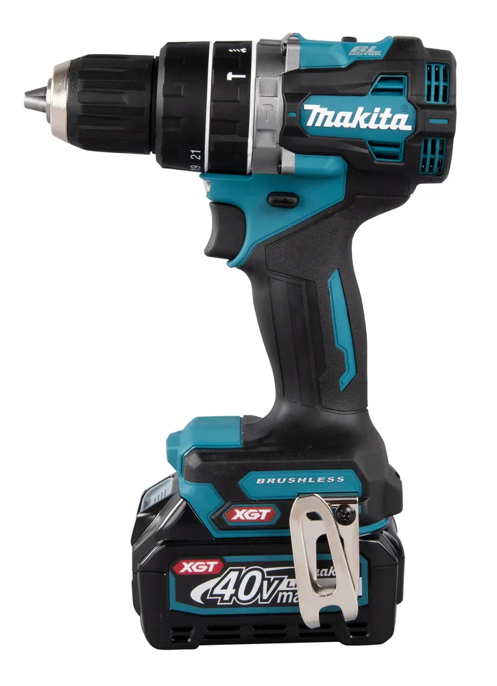 Pildil on näha Makita akulööktrell HP002GD201 koos 40V XGT akuga.