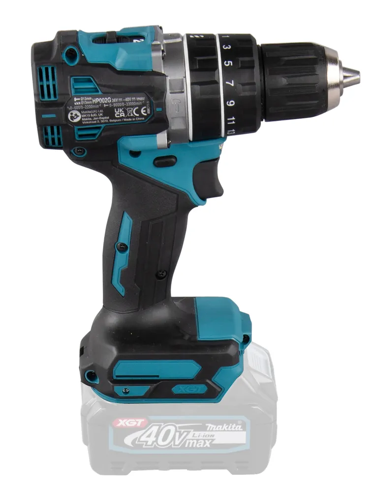 Pildil on Makita akulööktrell HP002GZ koos 40V akuga.