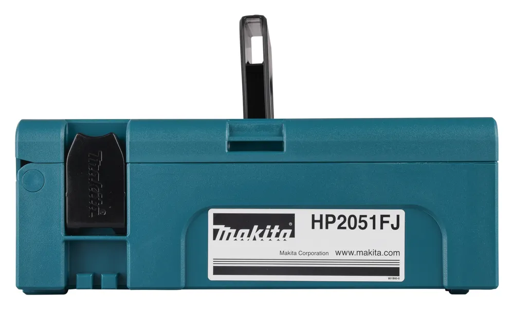 Pildil on Makita lööktrelli HP2051FJ säilituskarp.