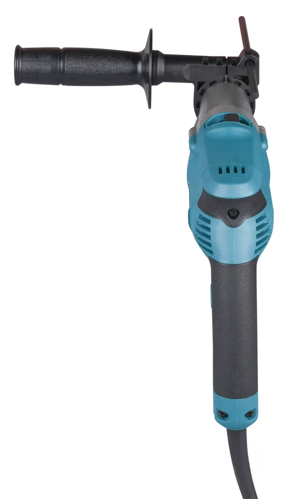 Pildil on näha Makita lööktrell HP2051FJ koos oma lisakäepidemega.