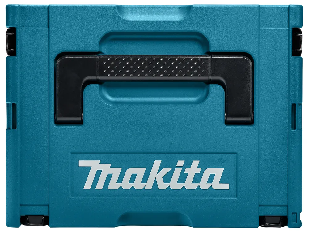Pildil on näha Makita kombivasara HR3012FCJ sinine hoiukarp.