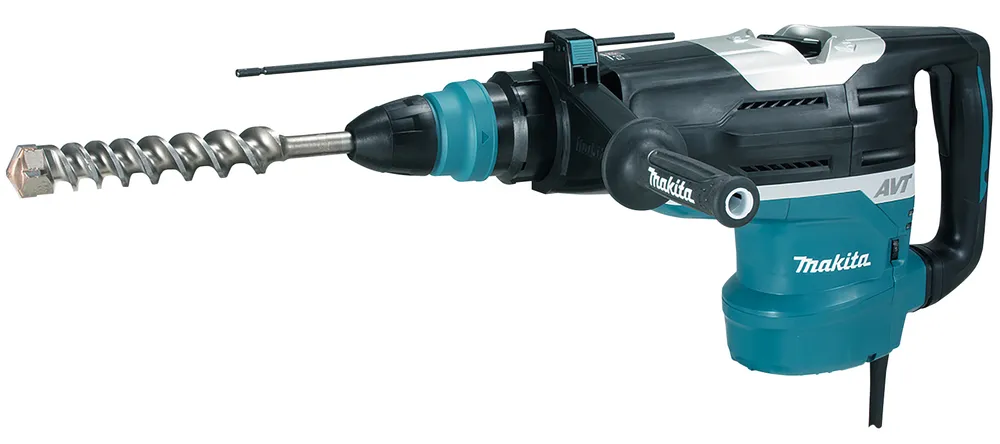 Pildil on Makita kombivasar HR5212C SDS-MAX koos betoonpuuriga.