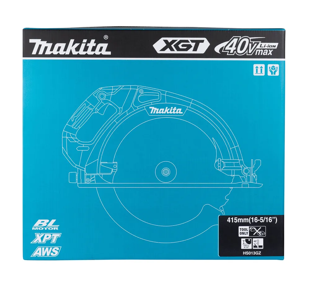 Makita аккумуляторная дисковая пила HS013GZ, без аккумулятора и зарядного устройства