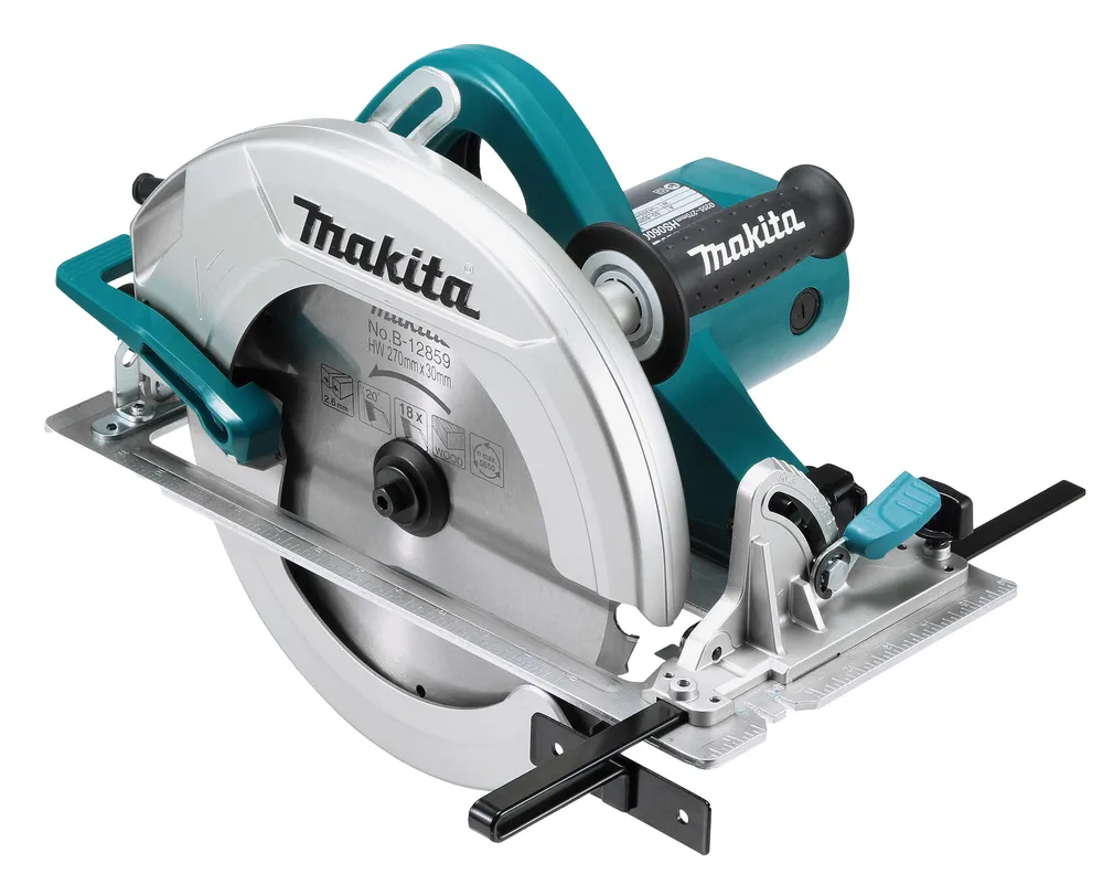 Pildil on näha Makita ketassaag HS0600, millel on suur terasest lõiketera ja tugev mootor.
