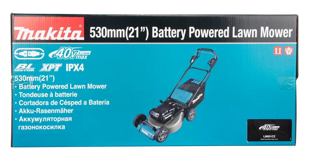 Makita cordless lawnmower LM001CZ, without battery and charger
