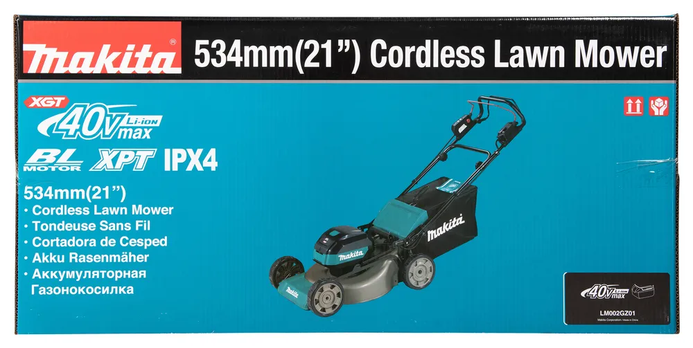 Makita cordless lawnmower LM002GZ01, XGT, without battery and charger