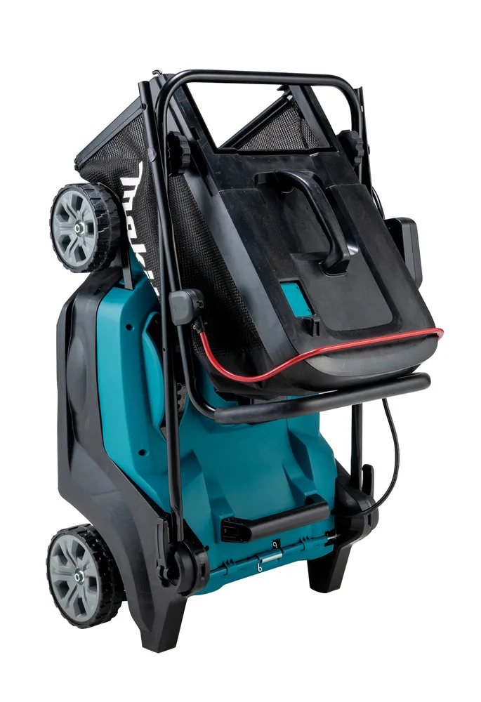 Pildil on Makita akumuruniiduk LM004GM103, XGT, mis on kokkupandud asendisse.