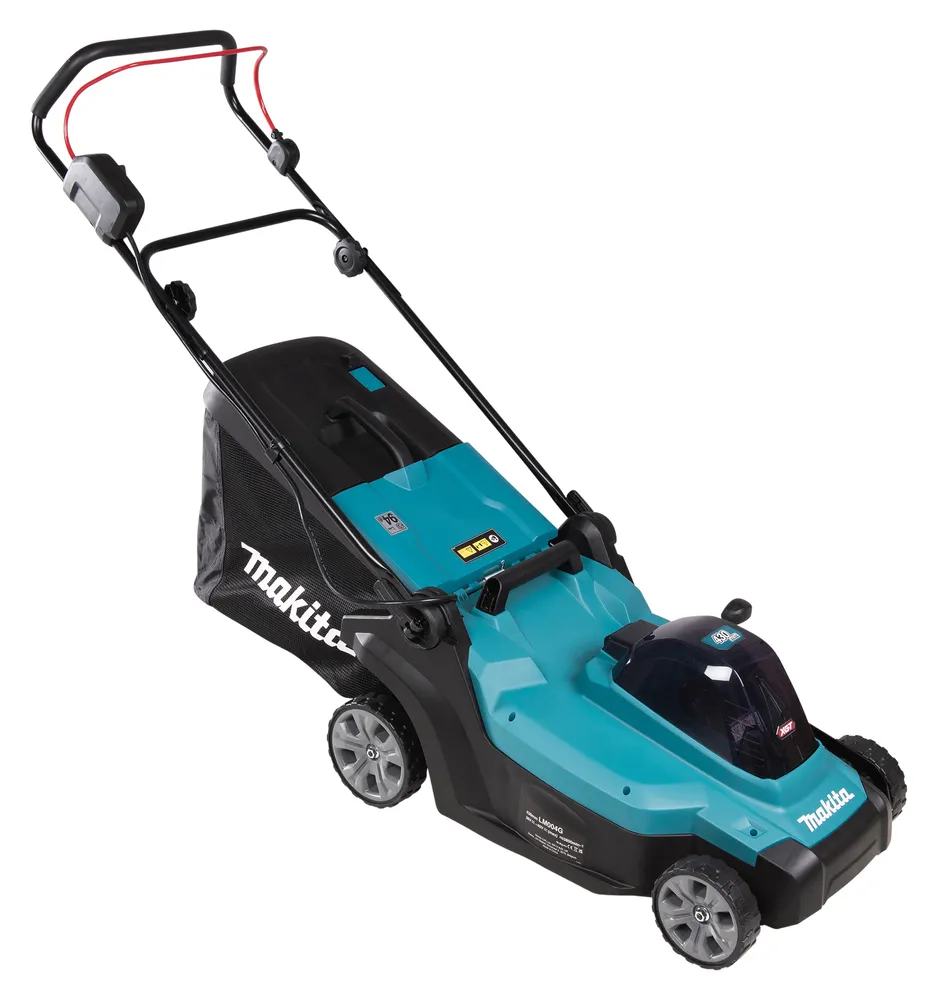 Pildil on Makita akumuruniiduk LM004GM103, XGT, mis on erksine türkiisi ja musta värvi.