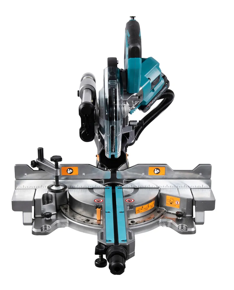 Pildil on näha Makita akuga tükeldus- ja nurksaag LS002GZ01.