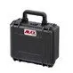 Pildil on must MAX CASES tööriistakast MAX235H105, millel on käepide ja kinnitused.
