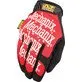Pildil on punased MECHANIX WEAR ORIGINAL kindad, millel on valge kirje "Mechanix".