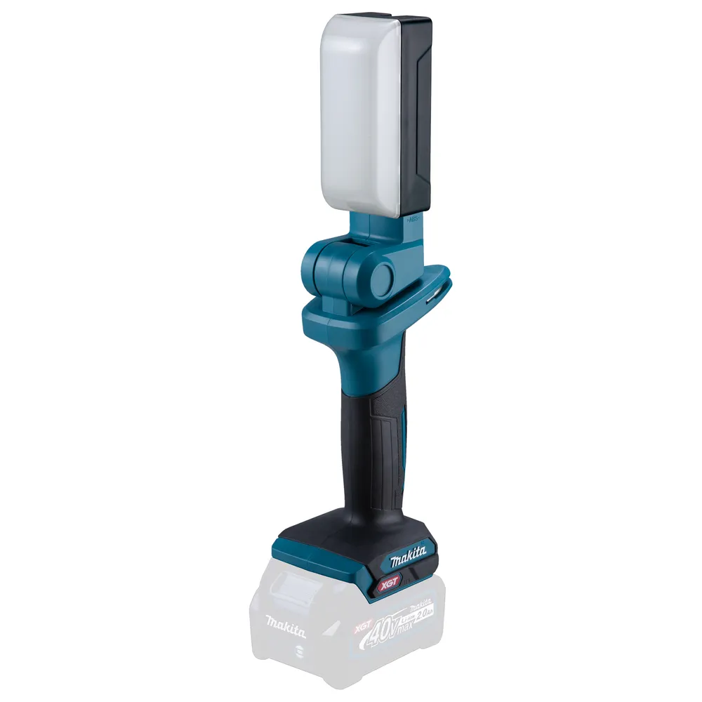 Pildil on näha Makita akulamp ML006GX, mis on valge ja musta värvi.